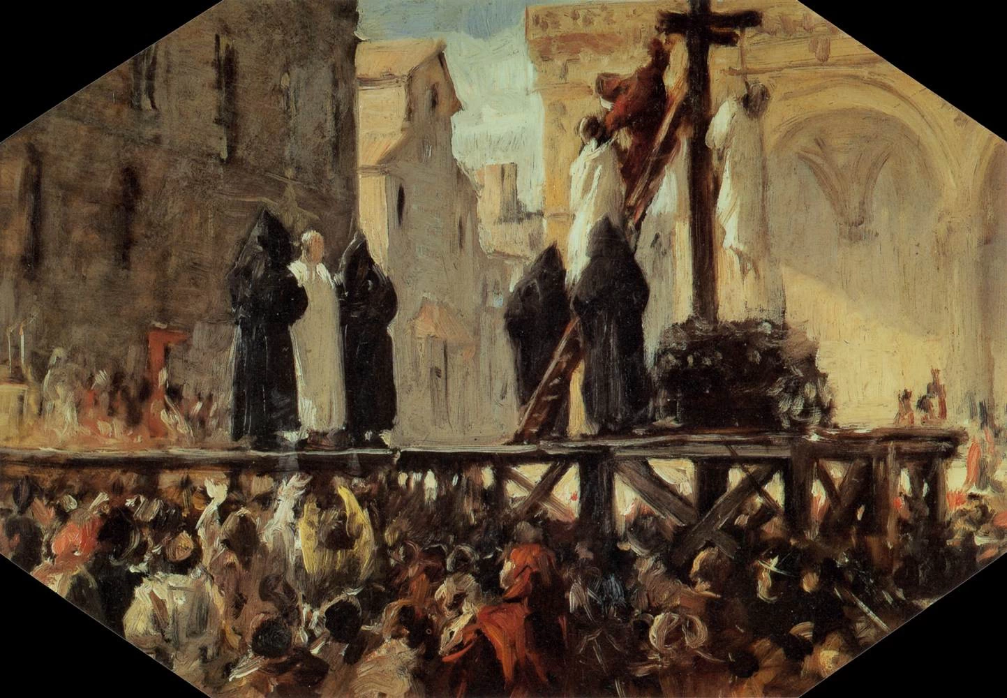 Stefano - L'esecuzione del Savonarola, Gallerie degli Uffizi, Galleria d’arte moderna, Firenze 1